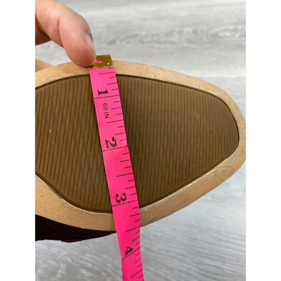 Clarks Pure Iris Women's US 7M Purple Leather Slip-On Driving Penny Loafer Shoes - Picture 10 of 10